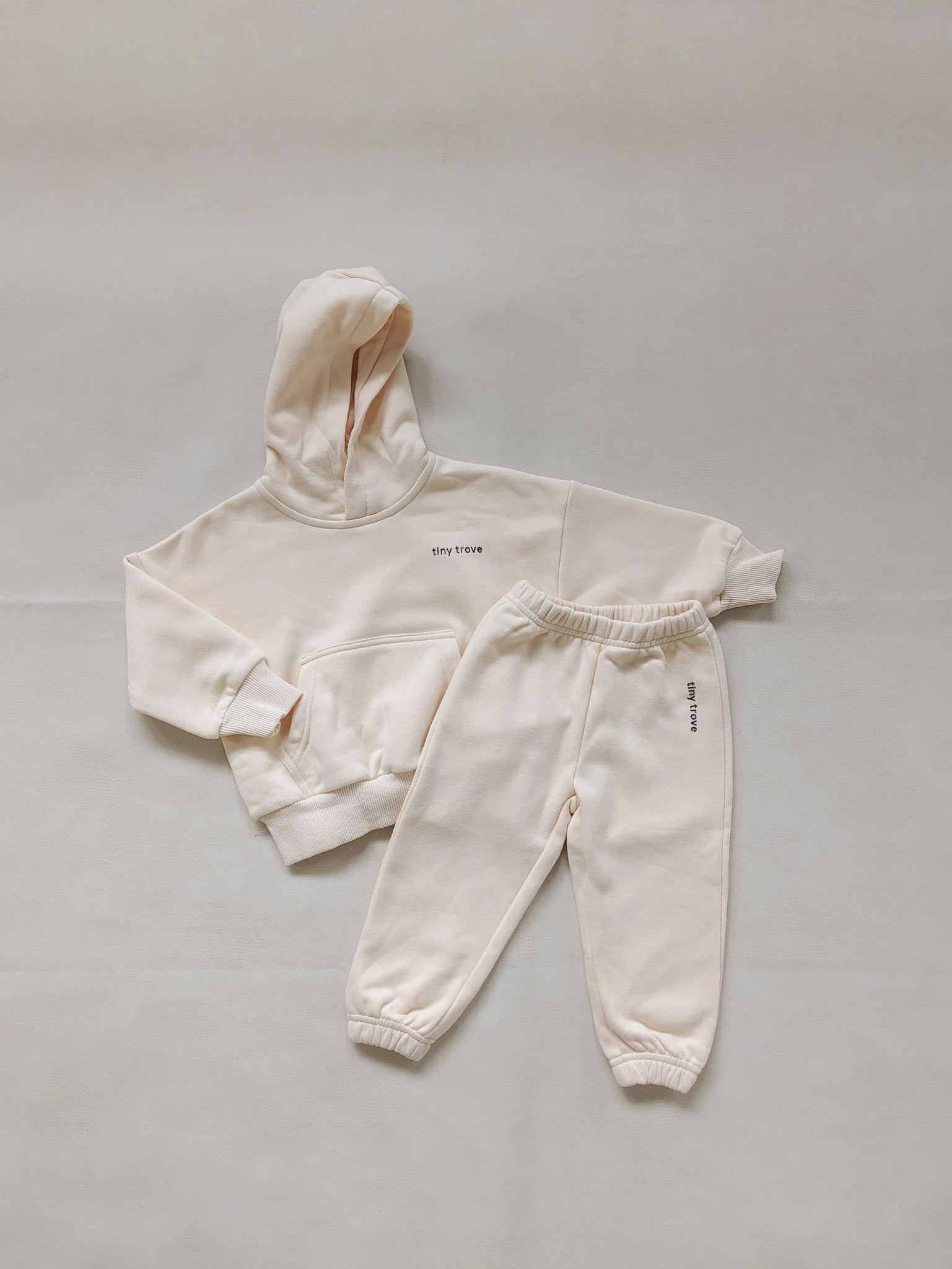Quinn Hoodie Tracksuit Cream
