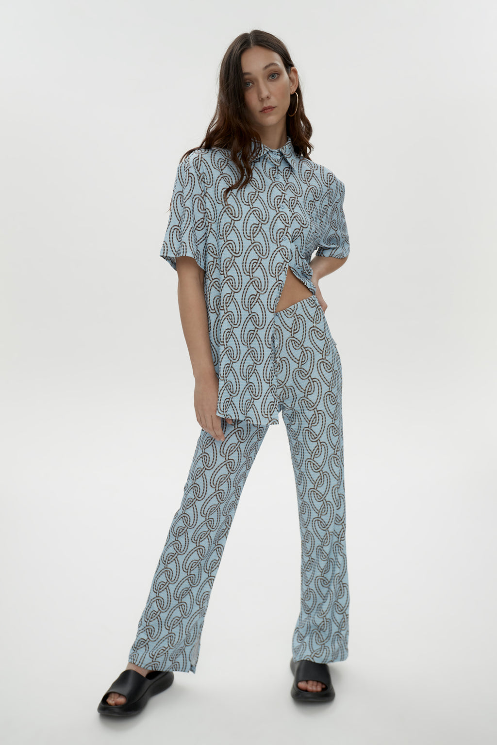 Laguna Pant Blue Chain