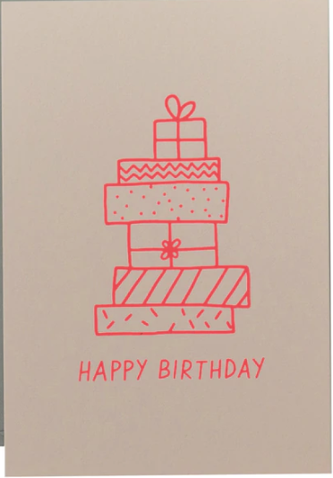 Present Stack Neon Coral