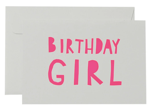 Big Birthday Girl Card