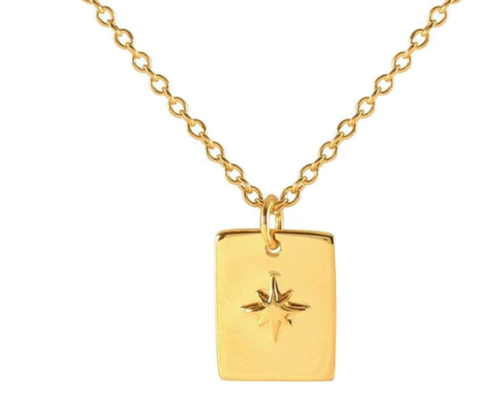 Gold Celestial Medallion Necklace
