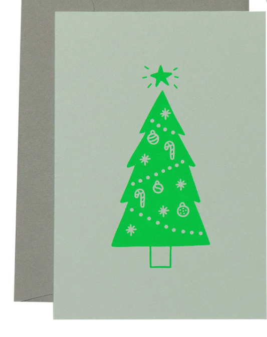 Christmas Tree Card Green
