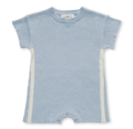Ribbed Hemp Playsuit Aqua