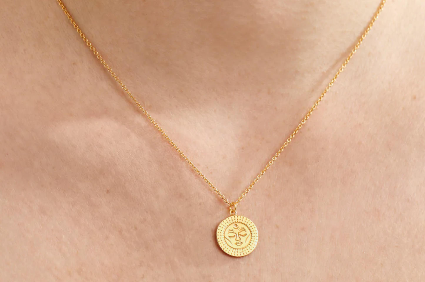 Gold Tantra Necklace