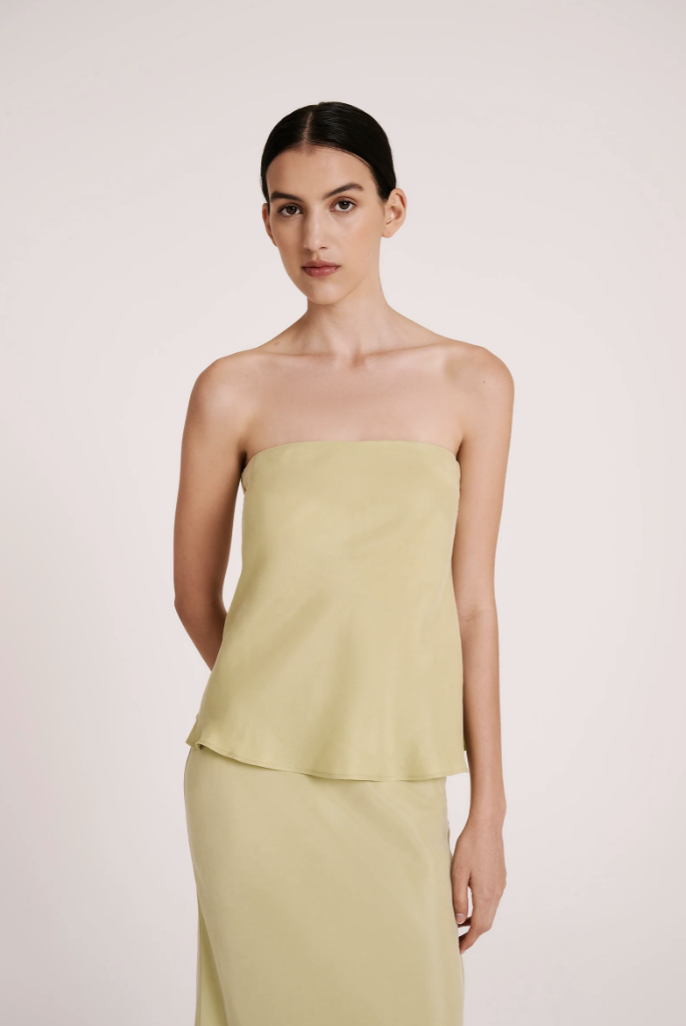 Silo Cupro Bodice Lime