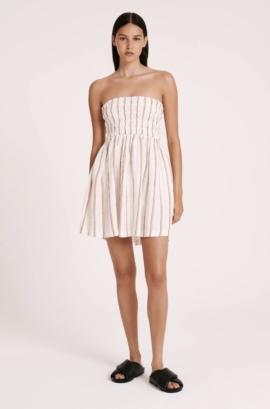 Aisha Mini Dress Stripe