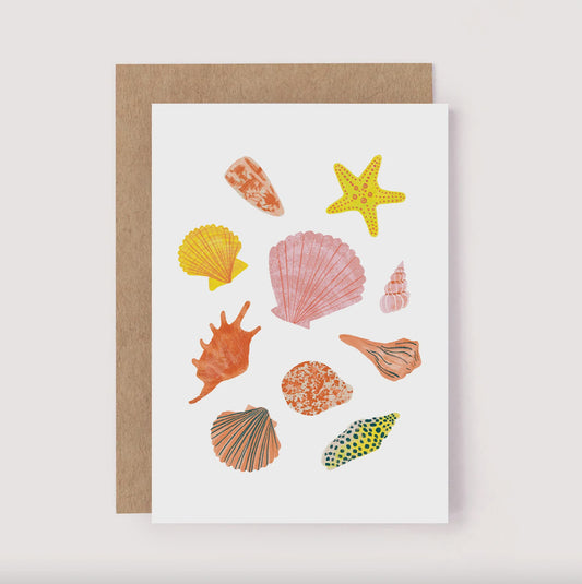 Seashells Greetings Card