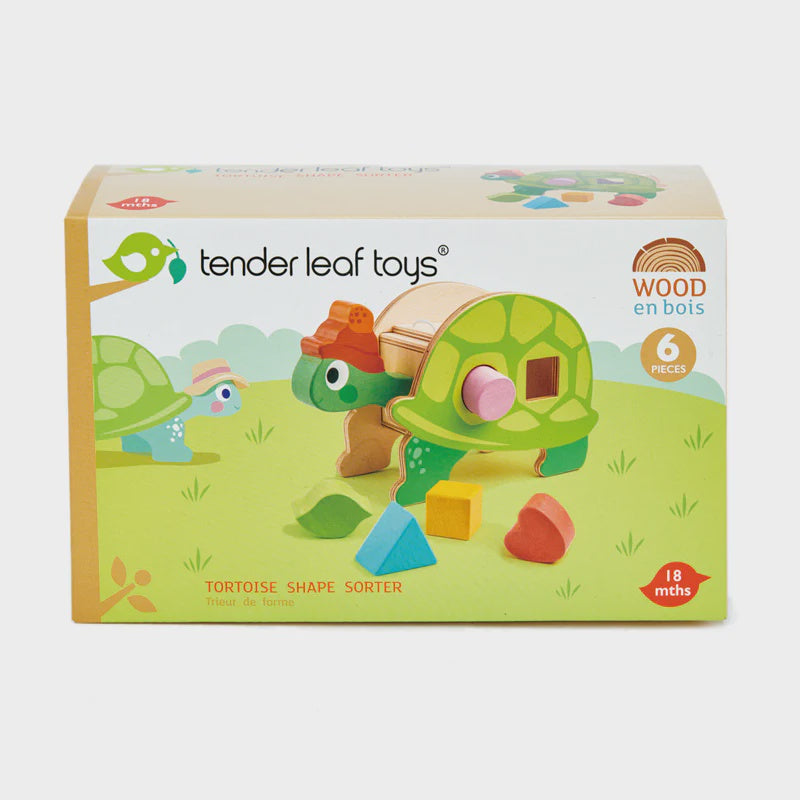 Wooden Tortoise Shape Sorter