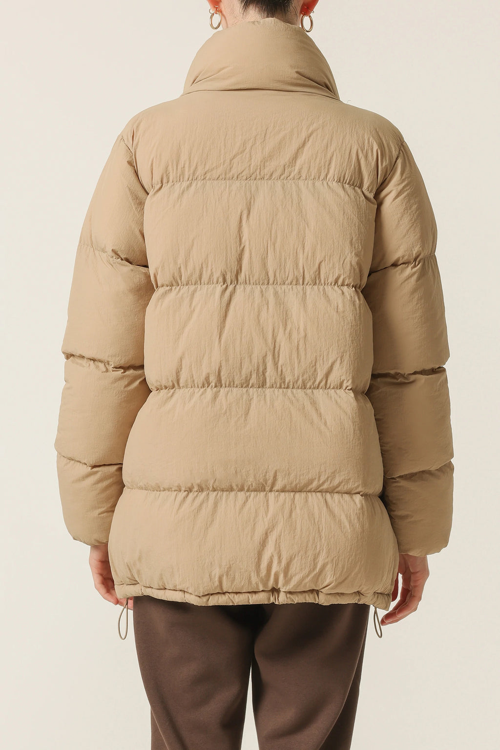Topher Longline Puffer Sepia