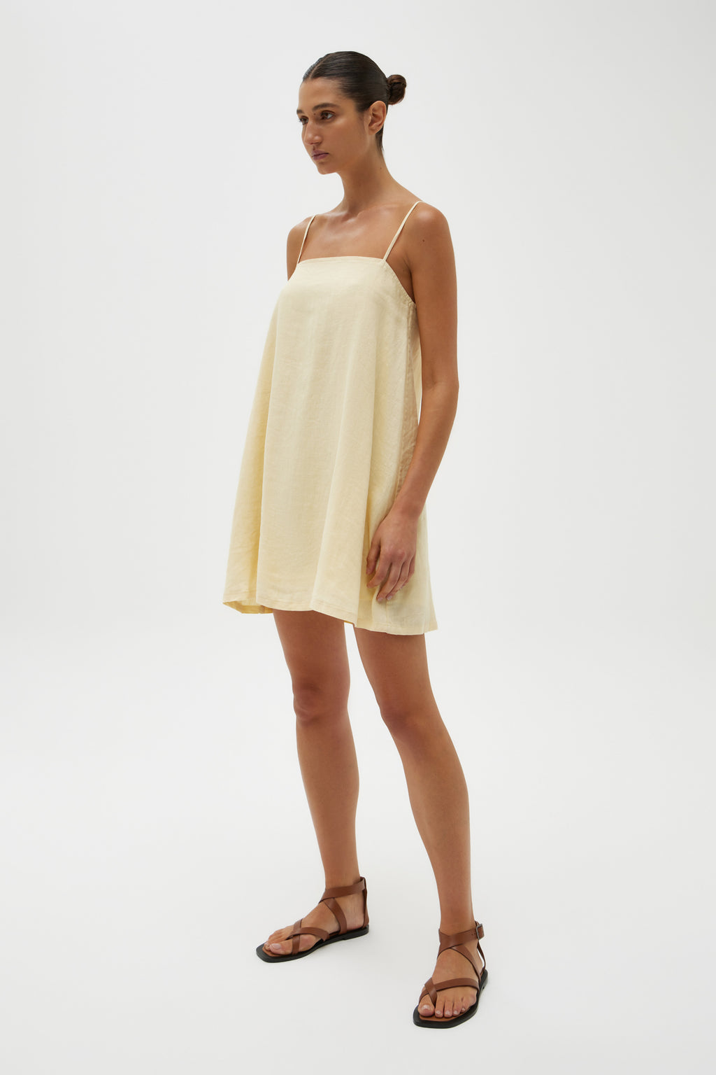 Tully Mini Dress Lemon