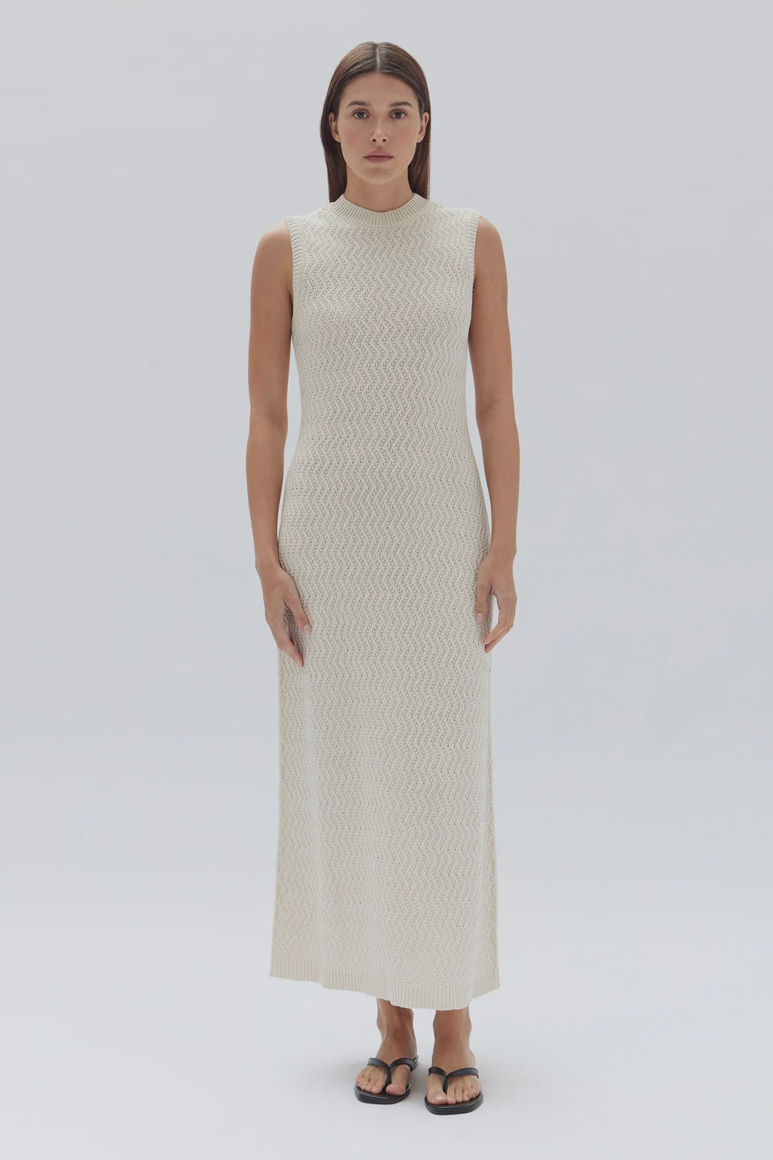 Veda Knit Dress Stone