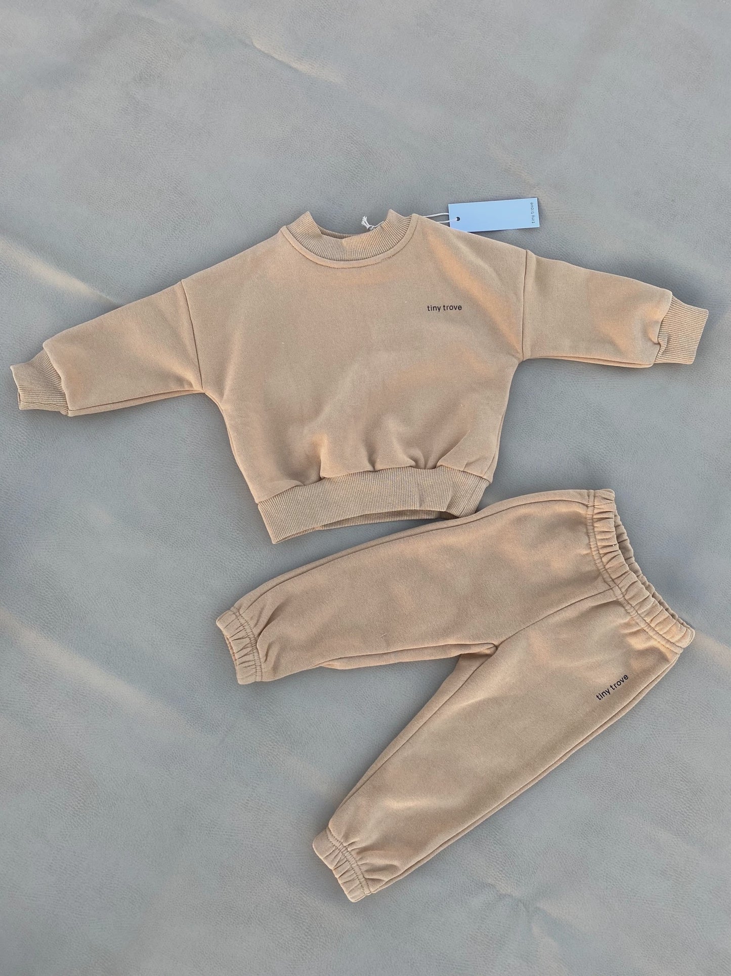 Woodie Logo Tracksuit Fawn