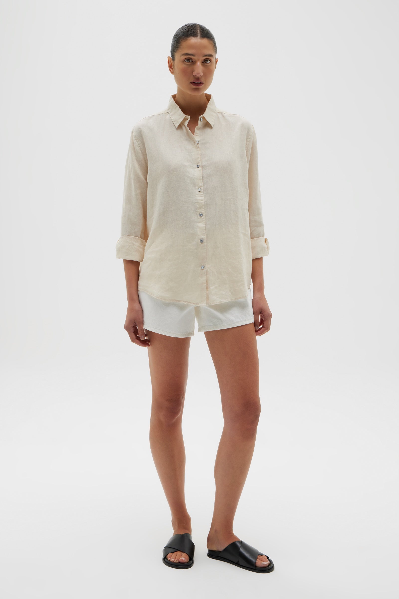 Xander LS Shirt Stone