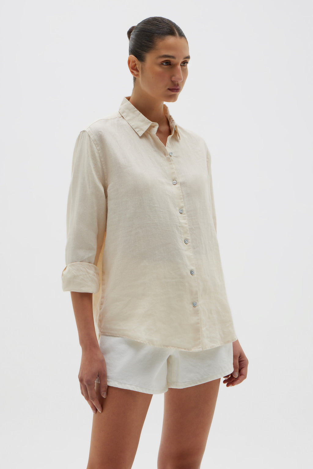 Xander LS Shirt Stone