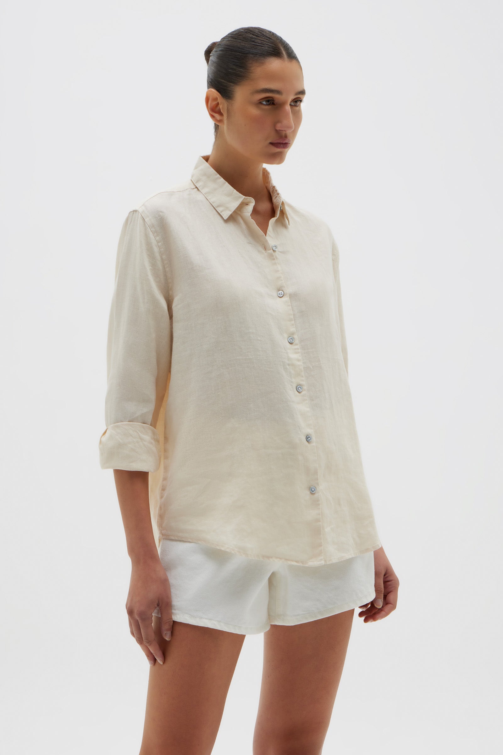 Xander LS Shirt Stone