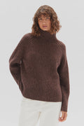 Wool Alpaca Knit Cocoa