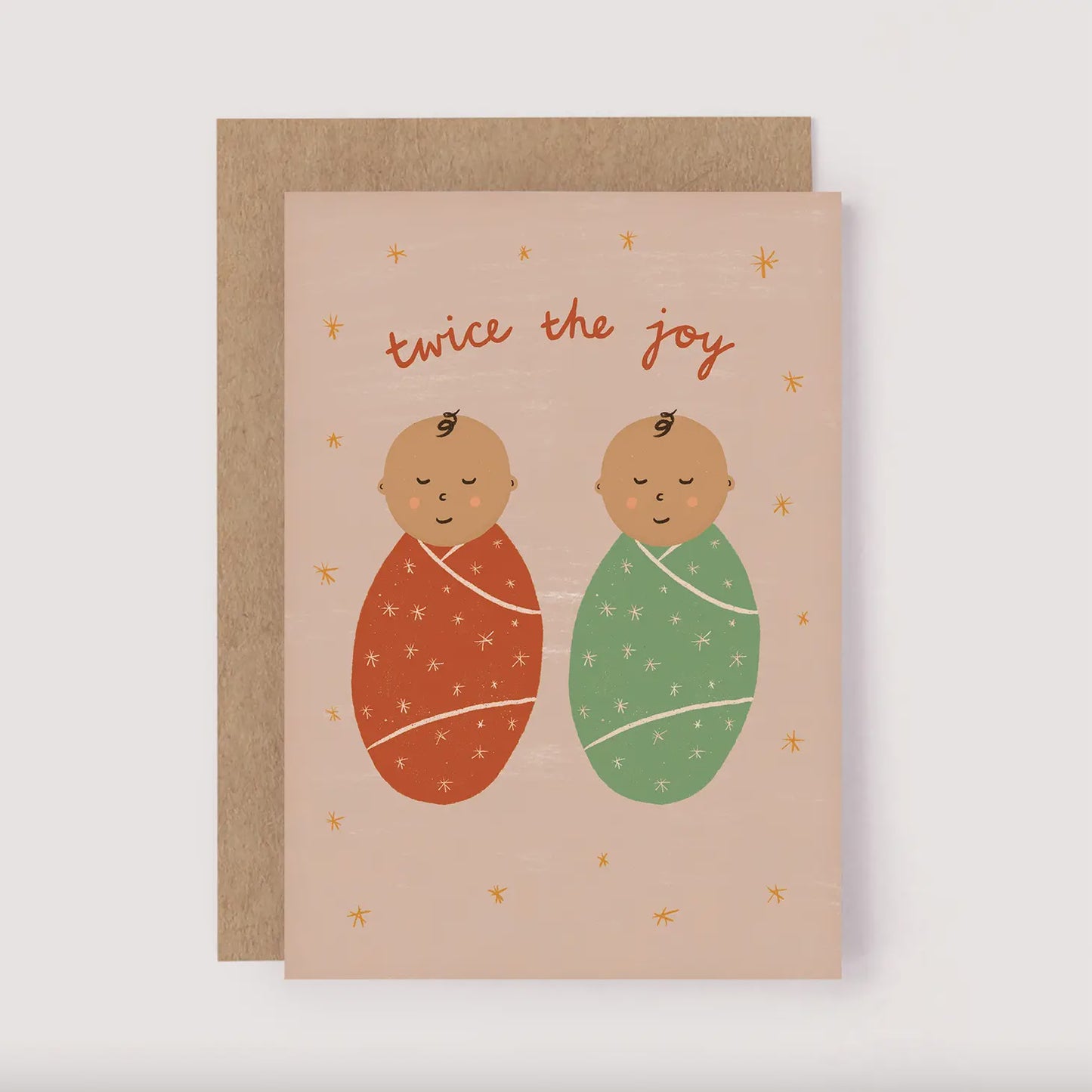 Twins New Babies Card