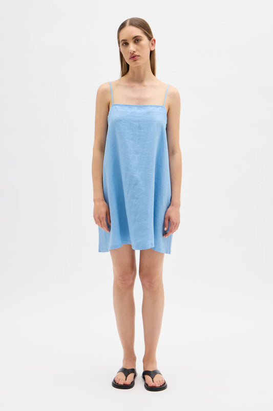 Tully Mini Dress Cornflower Blue