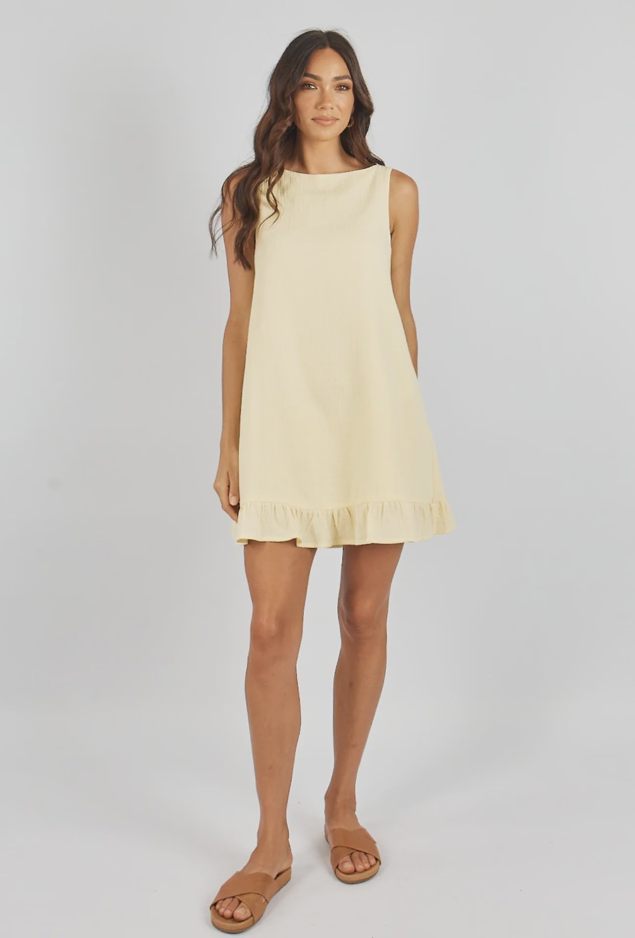 Catarina Mini Dress Lemon