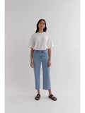 High Waist Flare Jean Light Indigo
