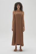 Tully Dress Burnt Ochre