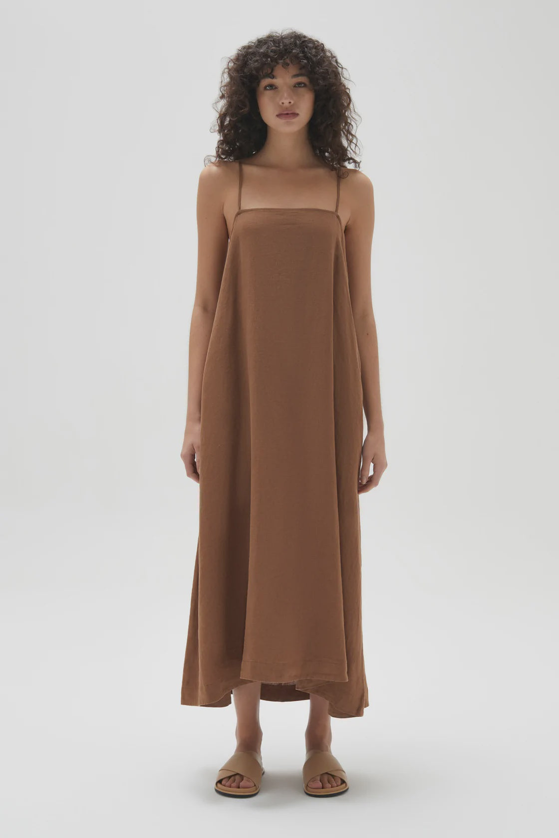 Tully Dress Burnt Ochre