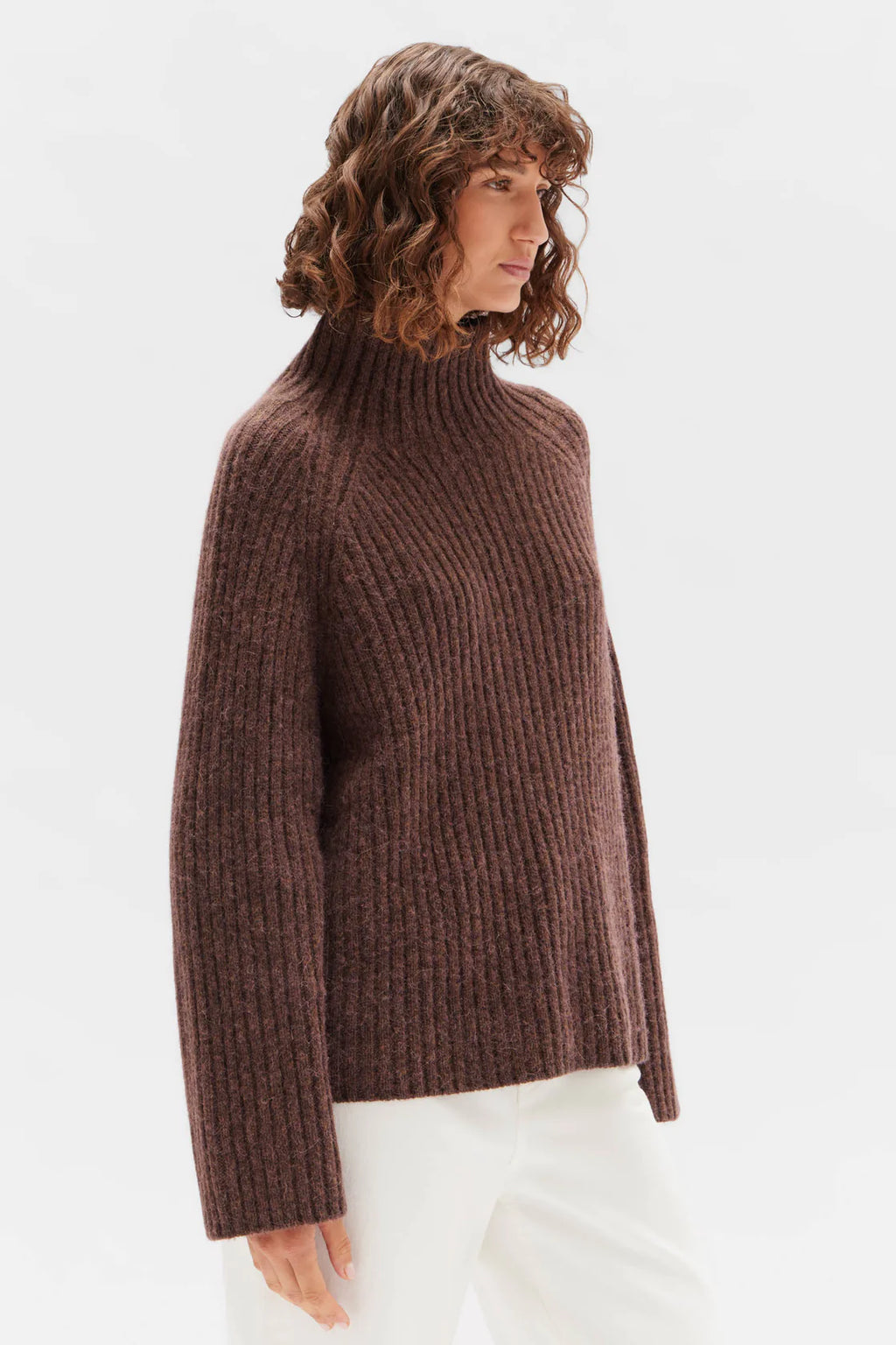 Wool Alpaca Knit Cocoa