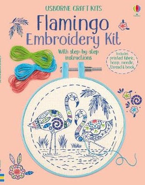 Embroidery Kit Flamingo