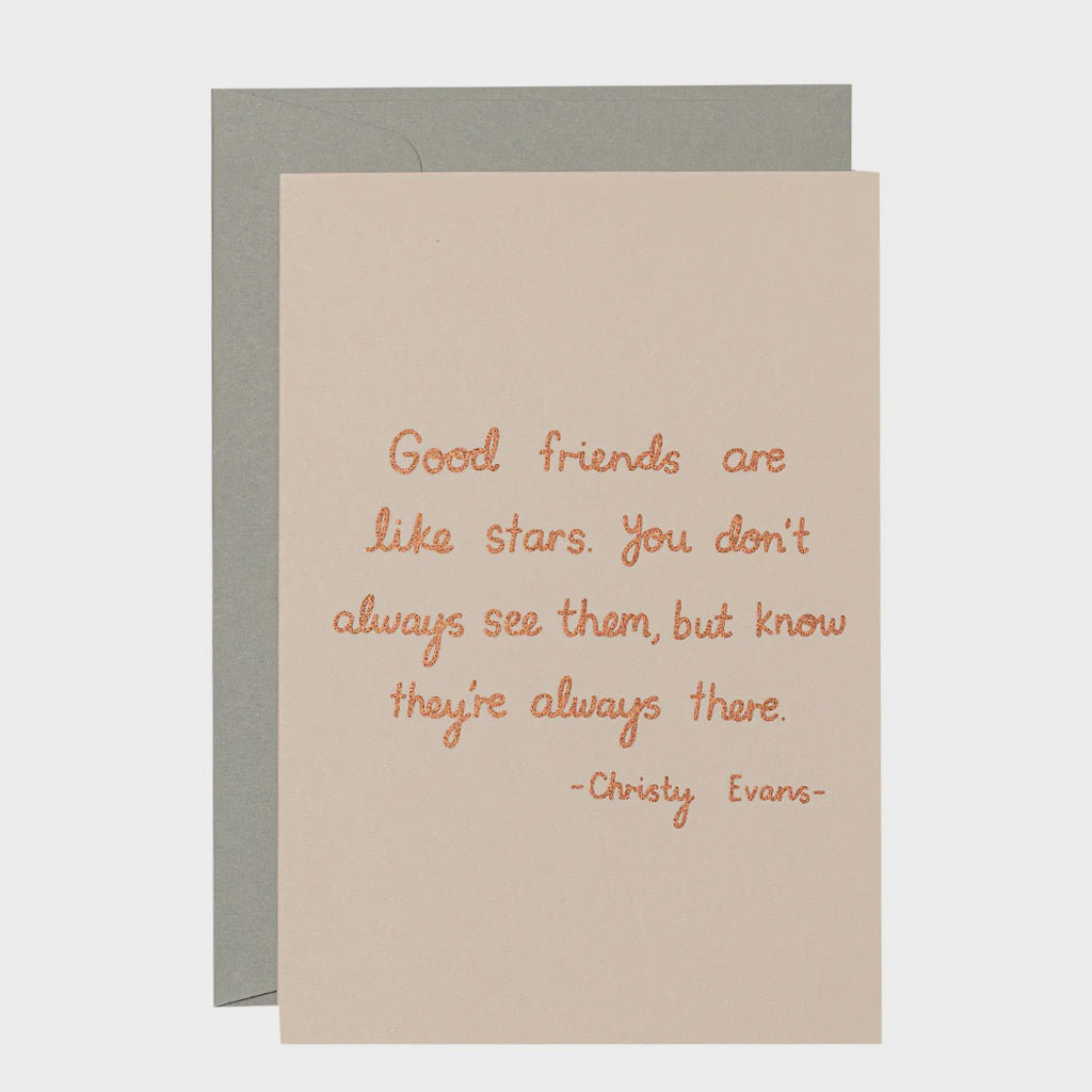 Evans Quote Card Copper