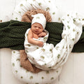 Green Palms Muslin Wrap