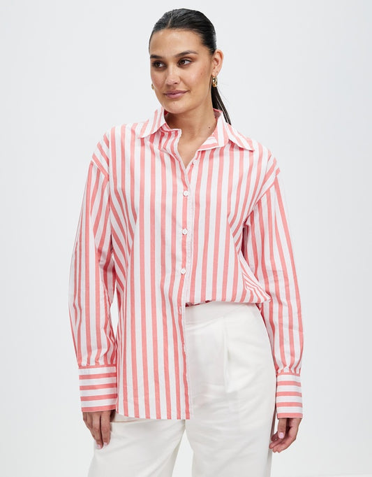 Poplin Shirt Popsical Stripe