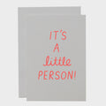 Little Person Card Neon