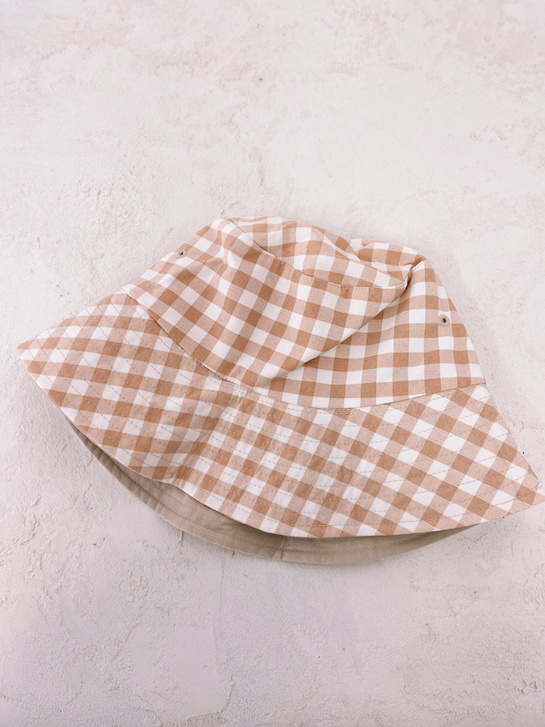 Gingham Hat Latte