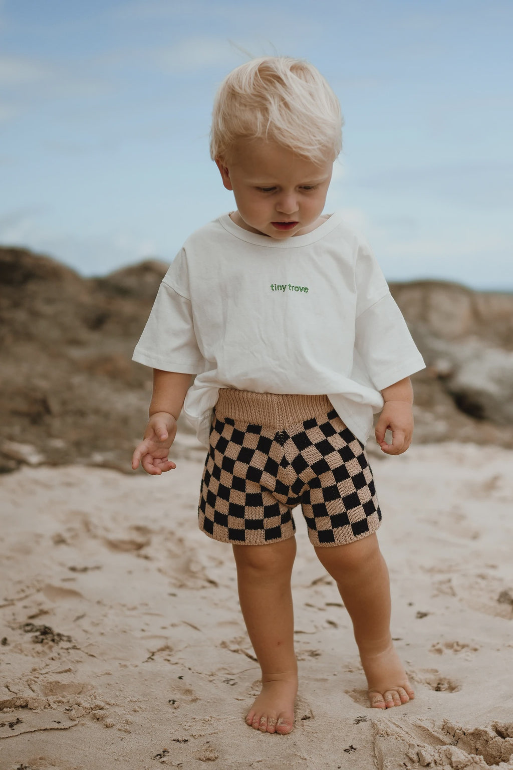 Kids Tiny Trove Tee White