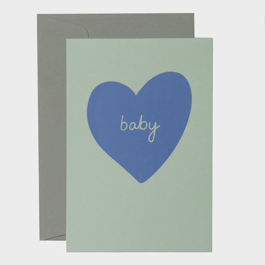 Baby Heart Mint Card