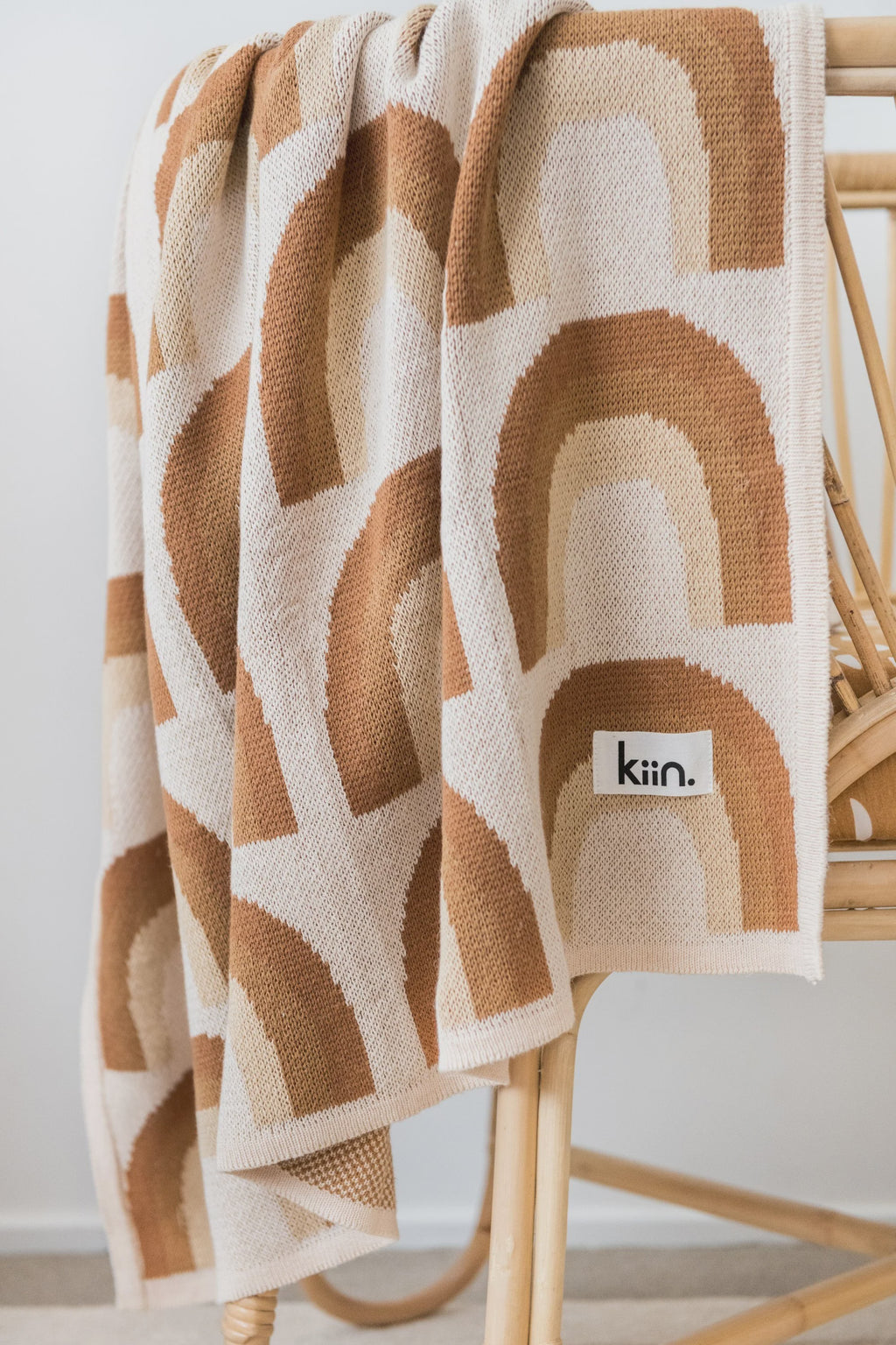 Organic Cotton Rainbow Blanket