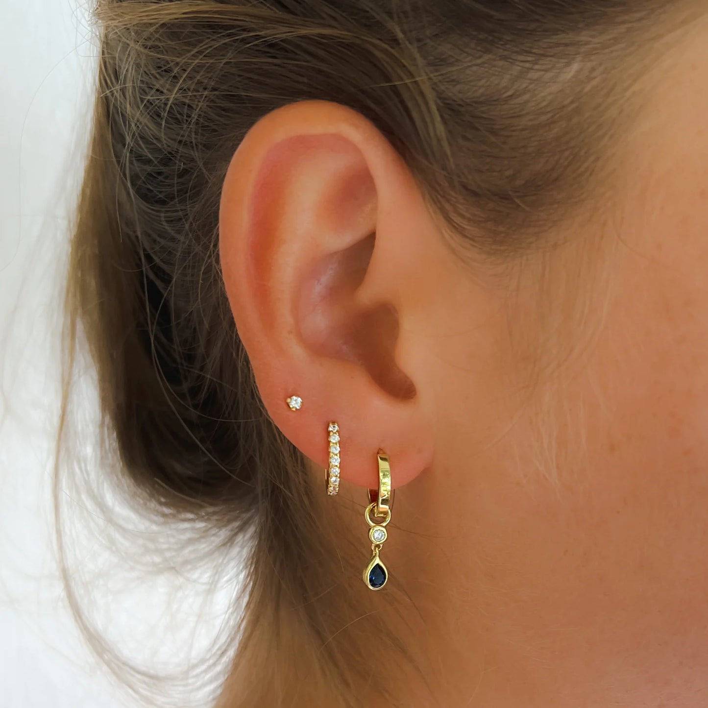 Phoebe Huggie Earrings